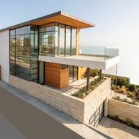 The Vista — Luxury Modern Contemporary Hillside House Plan