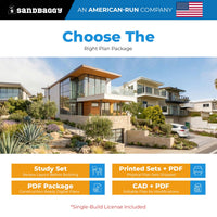 The Vista — Luxury Modern Contemporary Hillside House Plan
