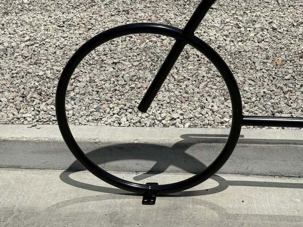 Bicycle Bike Rack – Surface Mounted w/ Anchor Bolts - 2-4 Bike Capacity