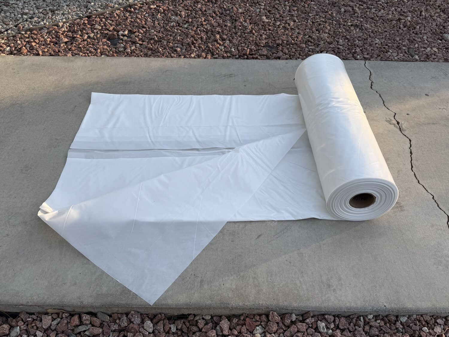 Flame Retardant Poly Plastic Sheeting 6 Mil – 20 ft x 100 ft