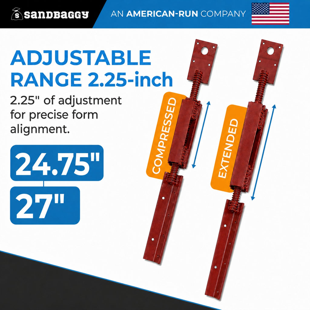 Mini Concrete Turnbuckle - adjustable 