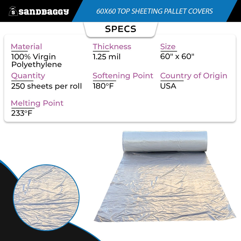 60" x 60" Pallet Covers 
