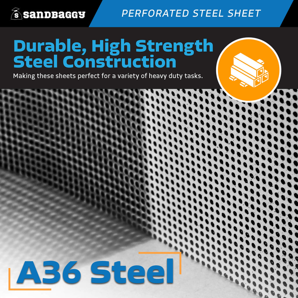 a36 perforated steel sheet 24 x 24