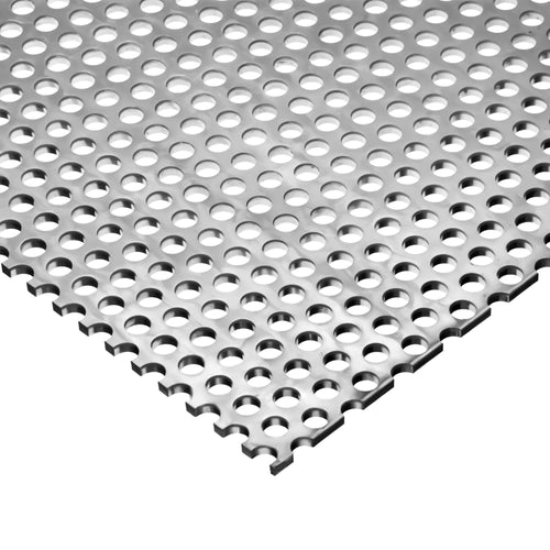 Perforated Steel Sheet 96" x 48" - Perforated Metal Sheet - 20 Gauge