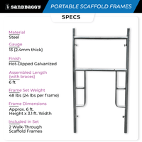 small tower scaffold specifications