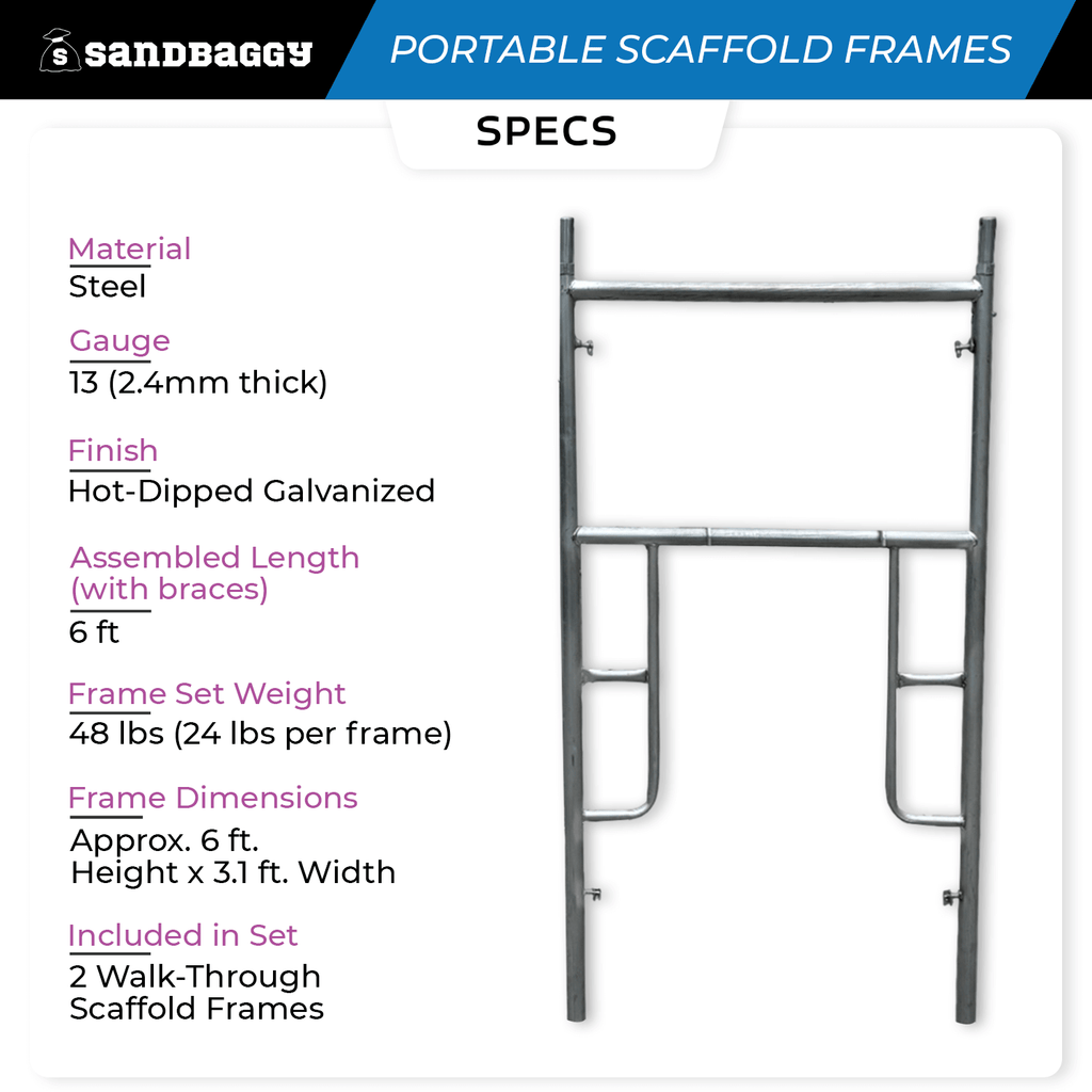 small tower scaffold specifications
