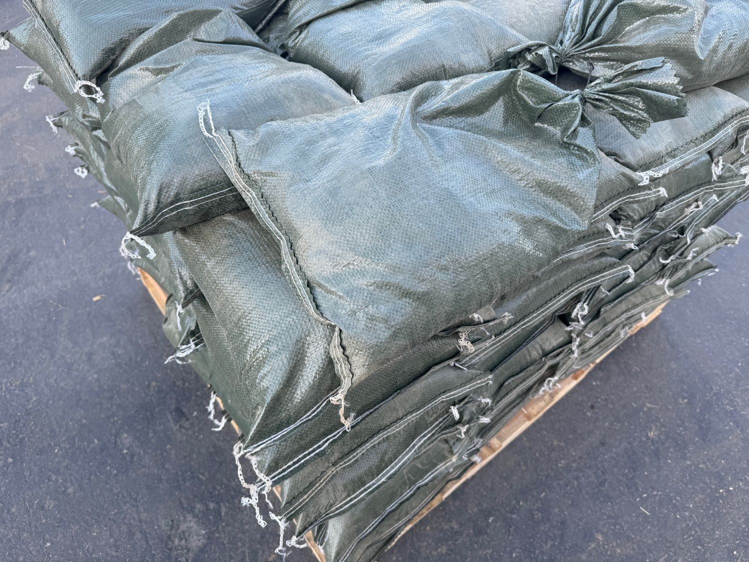 Filled Sandbags - Pallet of Pre-Filled Sand Bags