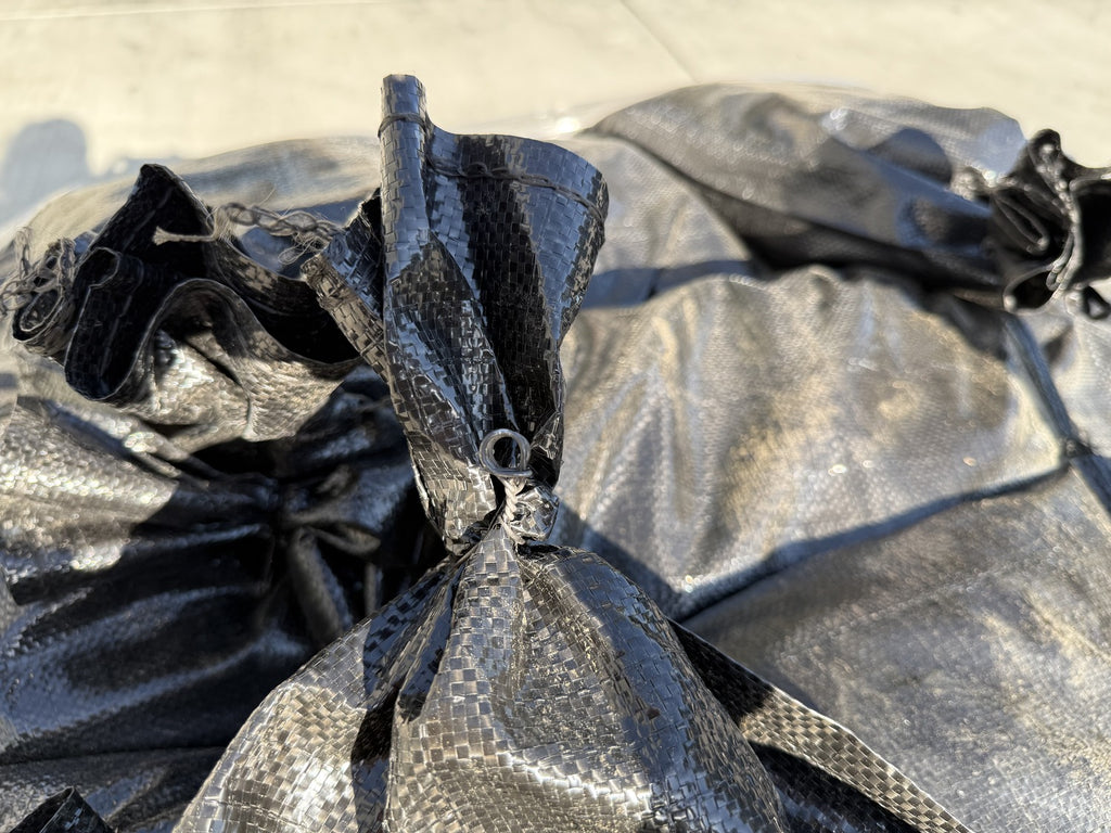 Pre Filled Heavy Duty Sandbags For Flooding (30 lbs each) - 14” x 26” - Woven Polypropylene