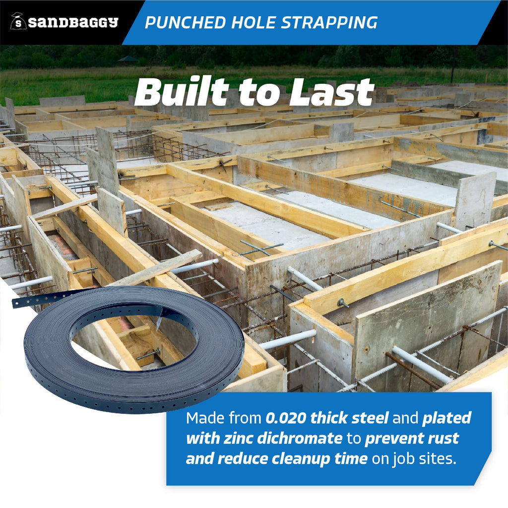 Steel Punched Hole Strapping for Concrete Formwork