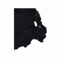Quarter Hide Premium Leather Fabric – Made in Italy – Black