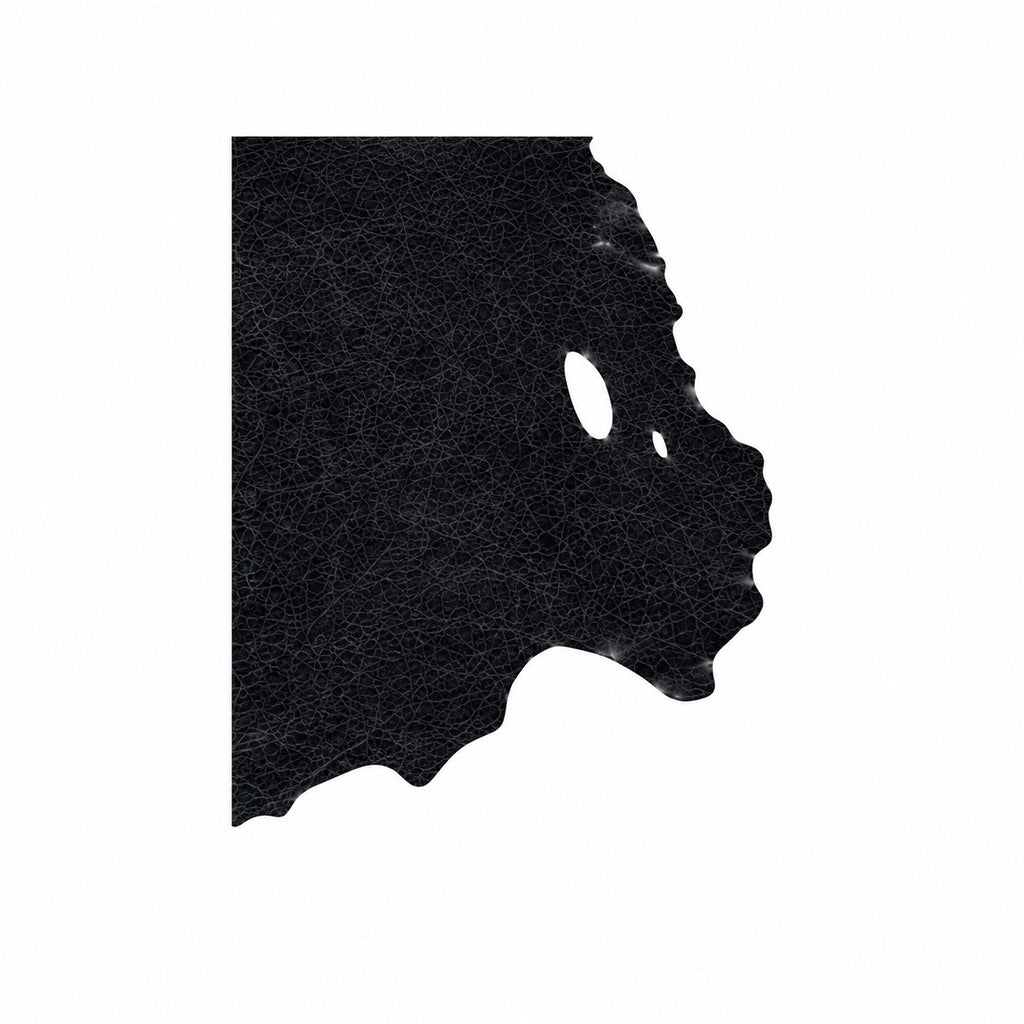 Quarter Hide Premium Leather Fabric – Made in Italy – Black
