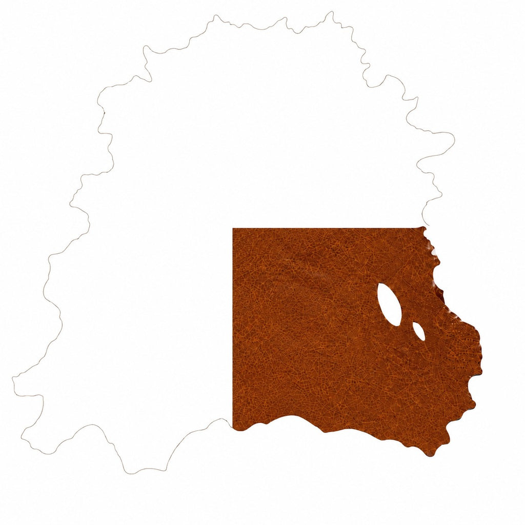 Quarter Hide Italian Brown Leather