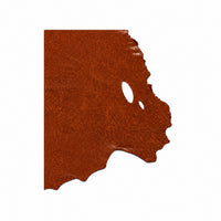 Quarter Hide Premium Leather Fabric – Made in Italy – Brown