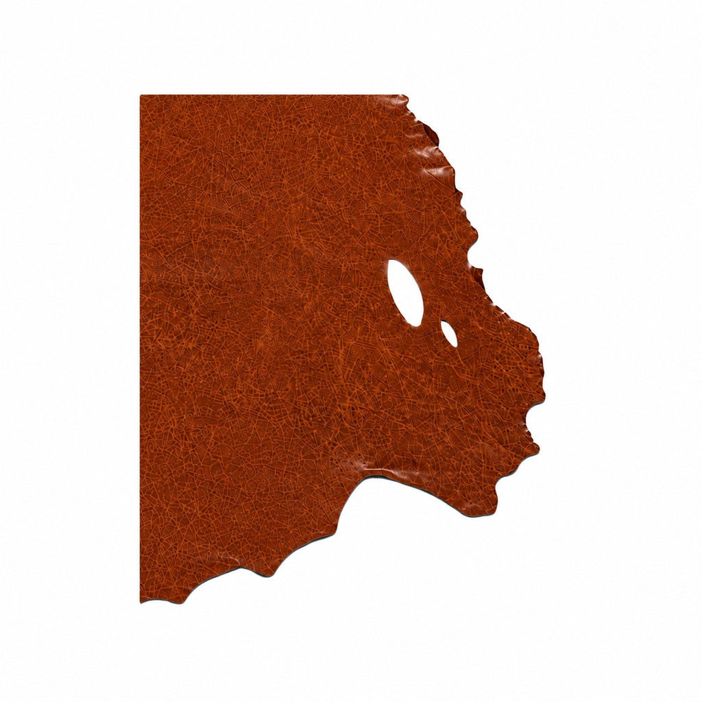 Quarter Hide Premium Leather Fabric – Made in Italy – Brown