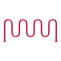 9 bike wave rack - RED