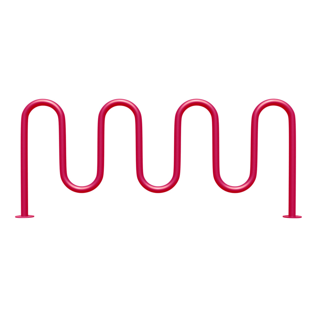9 bike wave rack - RED