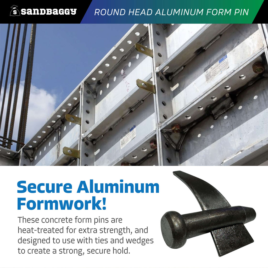 round head aluminum form pins for aluminum concrete formwork