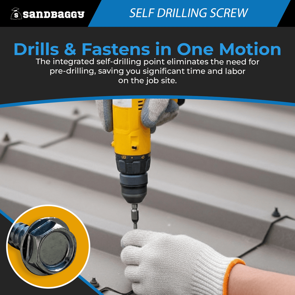 galvanized self drilling screws