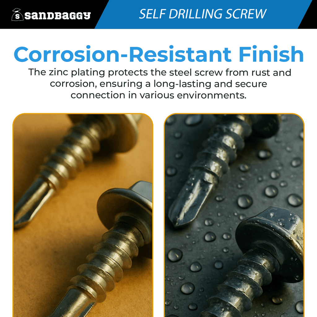 galvanized self drilling screws