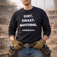 Sandbaggy Crew Neck Sweatshirt (Black)