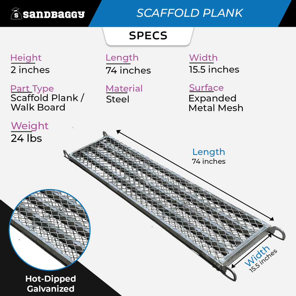 scaffold steel plank