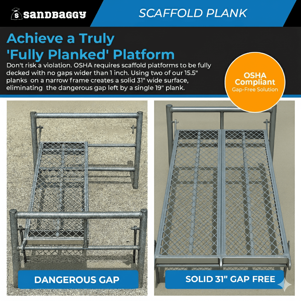 scaffold galvanized steel plank