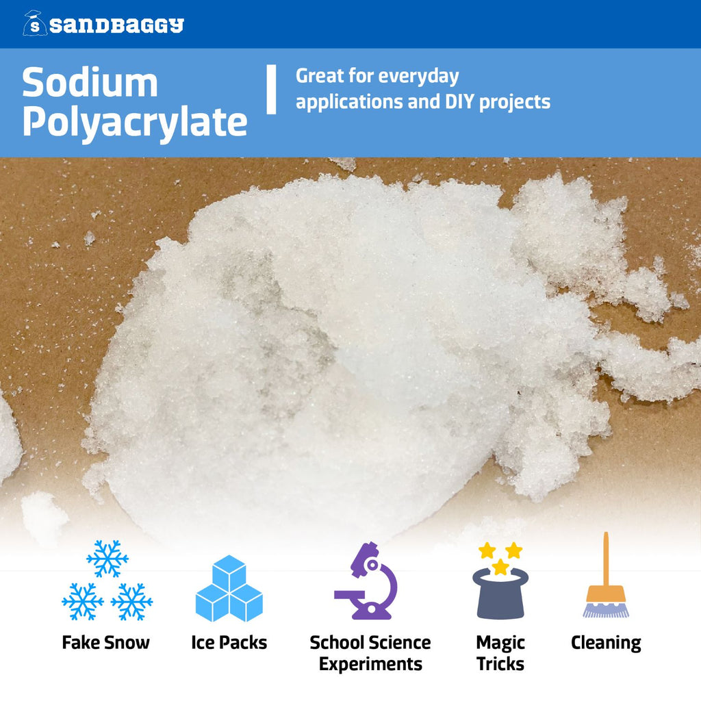 sodium polyacrylate for DIY Projects and science experiments