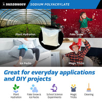 sodium polyacrylate for DIY Projects and science experiments