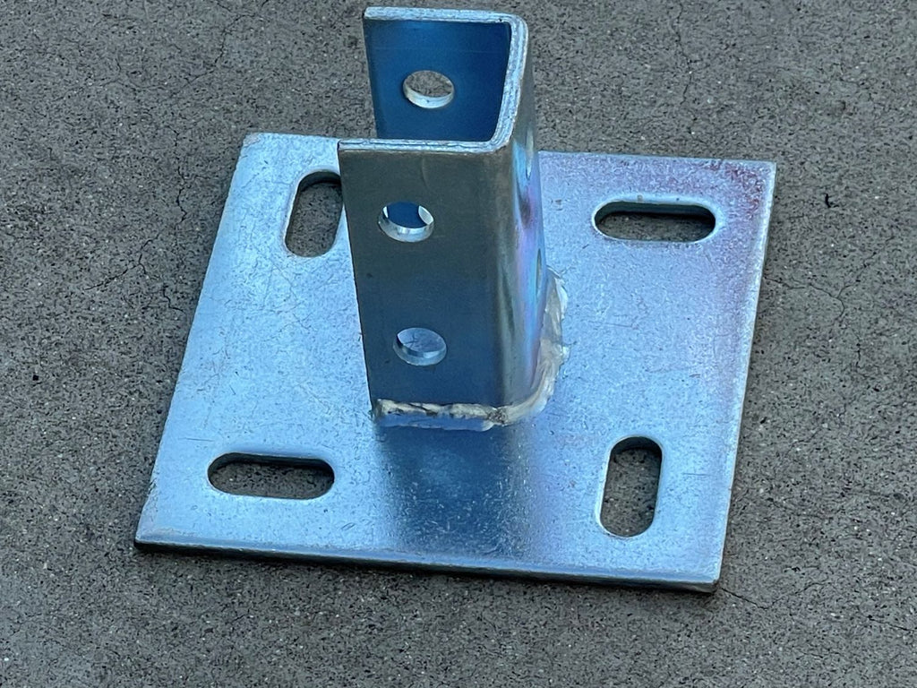 6" x 6" Galvanized Strut Post Base Connector