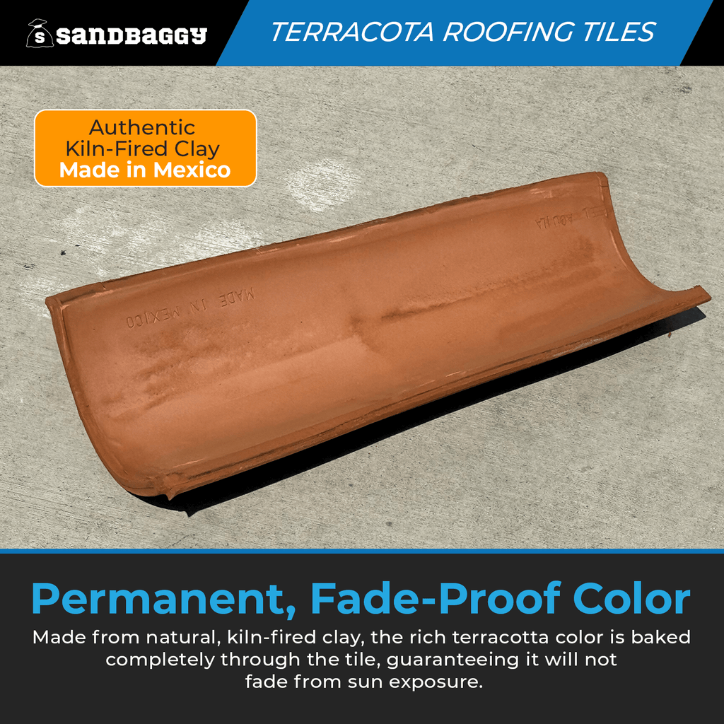 Terracota clay roof tiles 