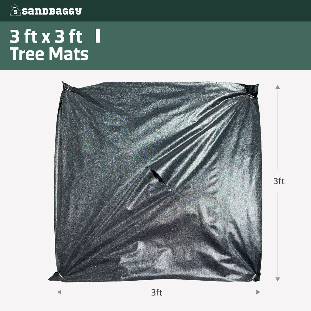 tree squares 3 ft x 3 ft (9 square ft)