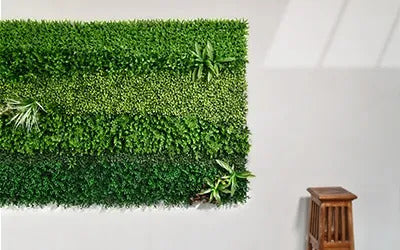 tropical paradise indoor artificial living walls DIY installation, flame retardant and lead free