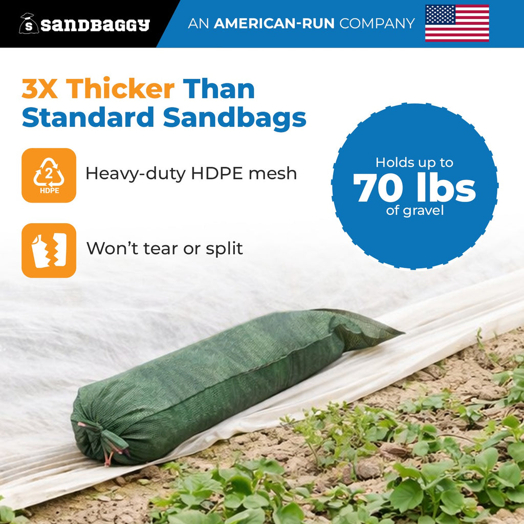 tube sandbag roll