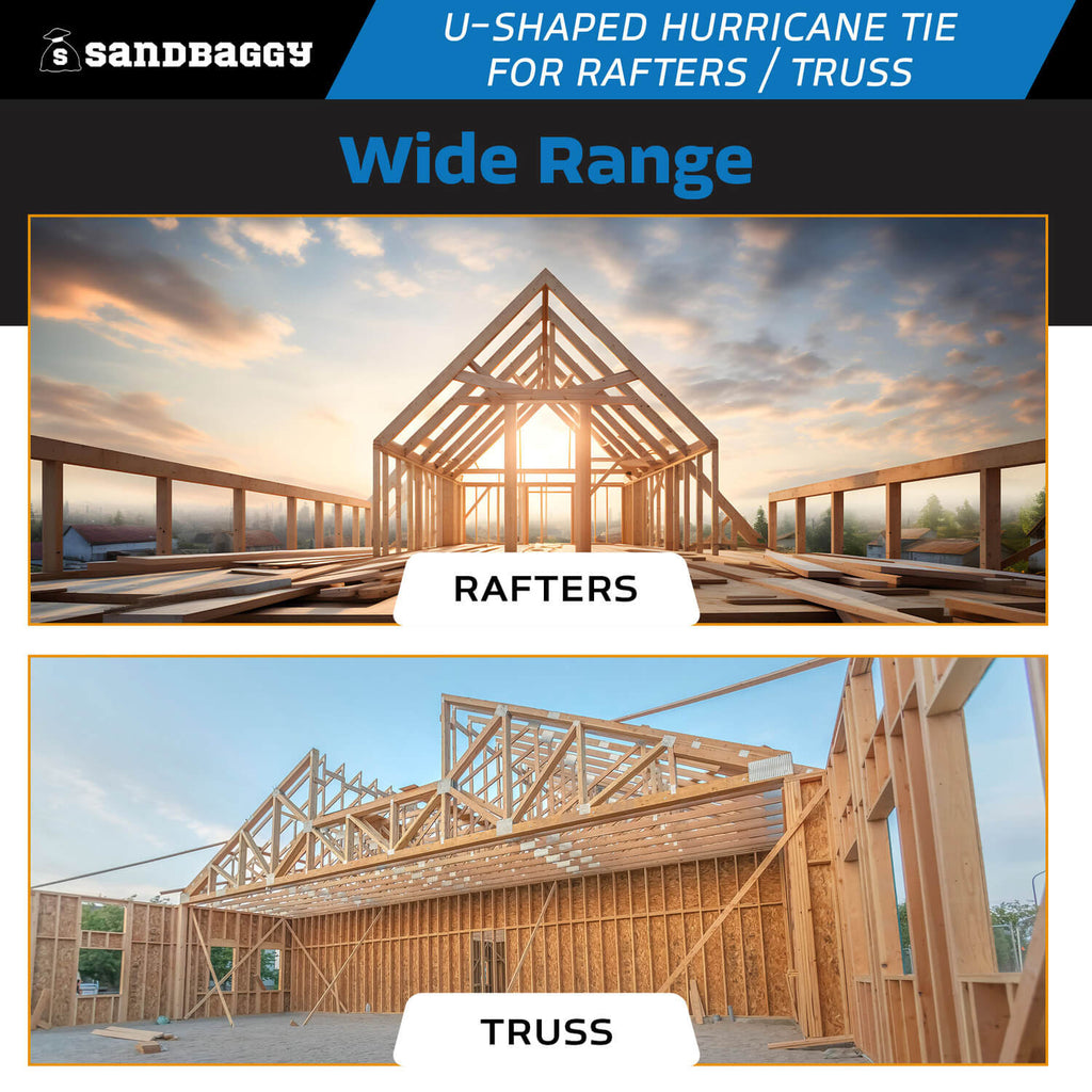 Galvanized Hurricane Tie Wood Roofing