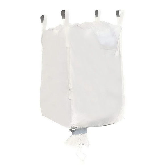 Used FIBC Bulk Bag for Sale – Duffle Top, Spout Bottom – 2000 lb Cap., Food Grade – 35