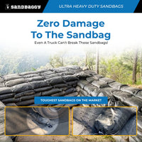 Ultra Heavy Duty Sandbags [4K hrs UV protection] - Military Grade