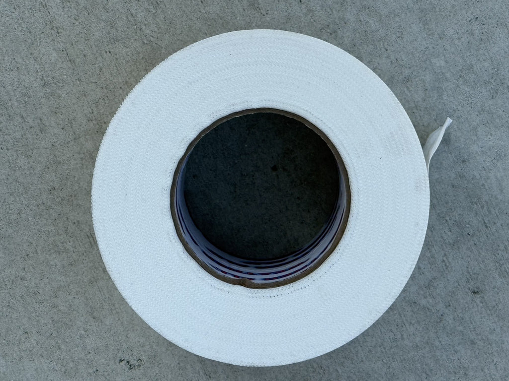 White Vapor Barrier Tape – 4" x 60 Yd, 9 Mil Polyethylene - USA Made