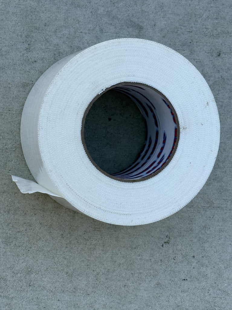 White Vapor Barrier Tape – 4" x 60 Yd, 9 Mil Polyethylene - USA Made