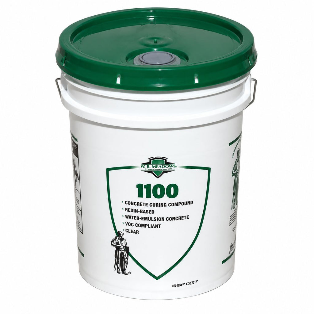 W.R. Meadows 1100 Water-Based Concrete Curing Compound – 5 Gallon Pail