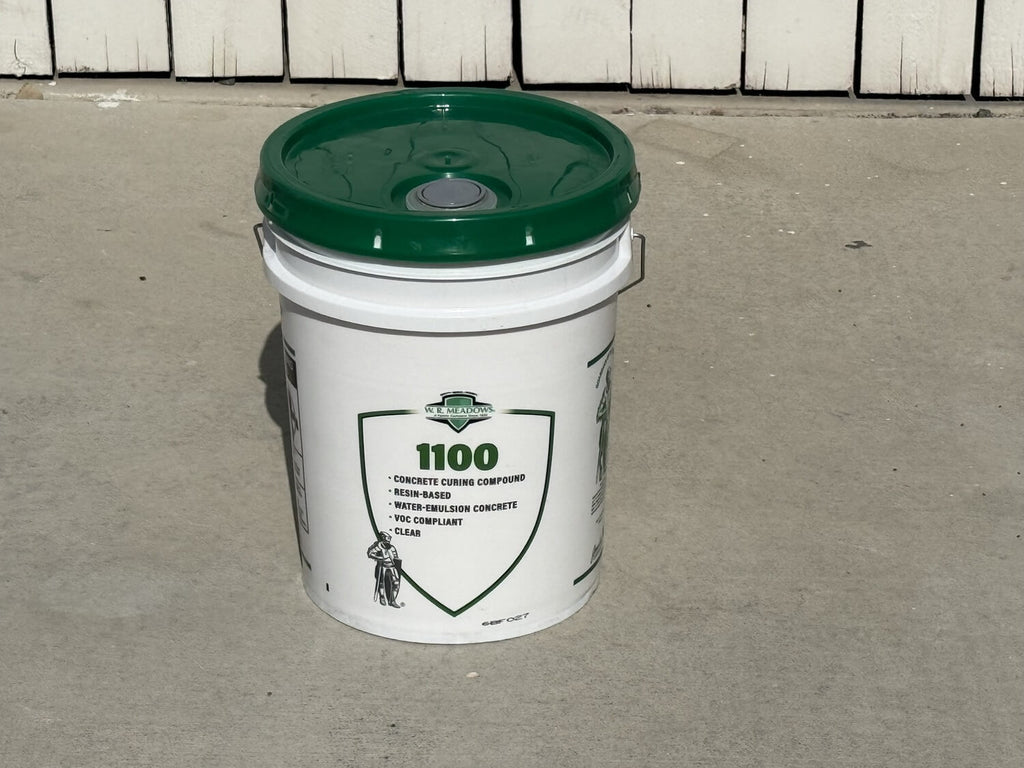 W.R. Meadows 1100 Water-Based Concrete Curing Compound – 5 Gallon Pail