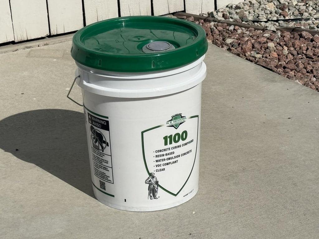 W.R. Meadows 1100 Water-Based Concrete Curing Compound – 5 Gallon Pail