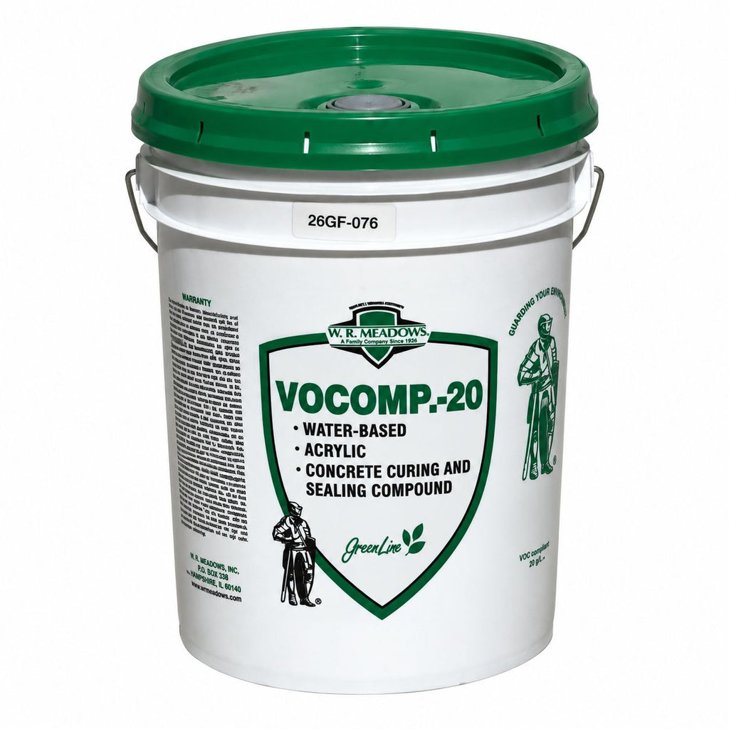 W.R. Meadows VOCOMP-20 Concrete Cure & Seal – 5 Gallon Pail