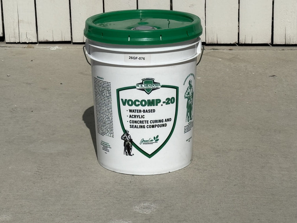 W.R. Meadows VOCOMP-20 Concrete Cure & Seal – 5 Gallon Pail