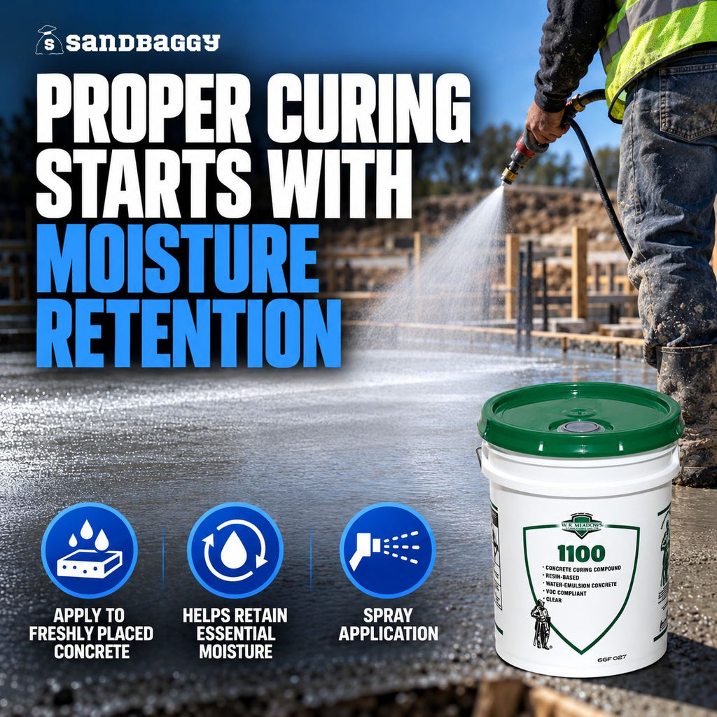 1100 concrete curing compound for interior and exterior use