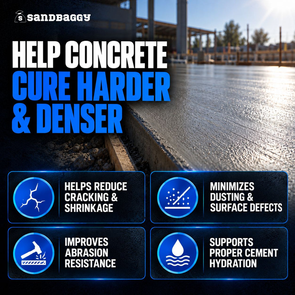 W.R. Meadows 1100 concrete curing compound application