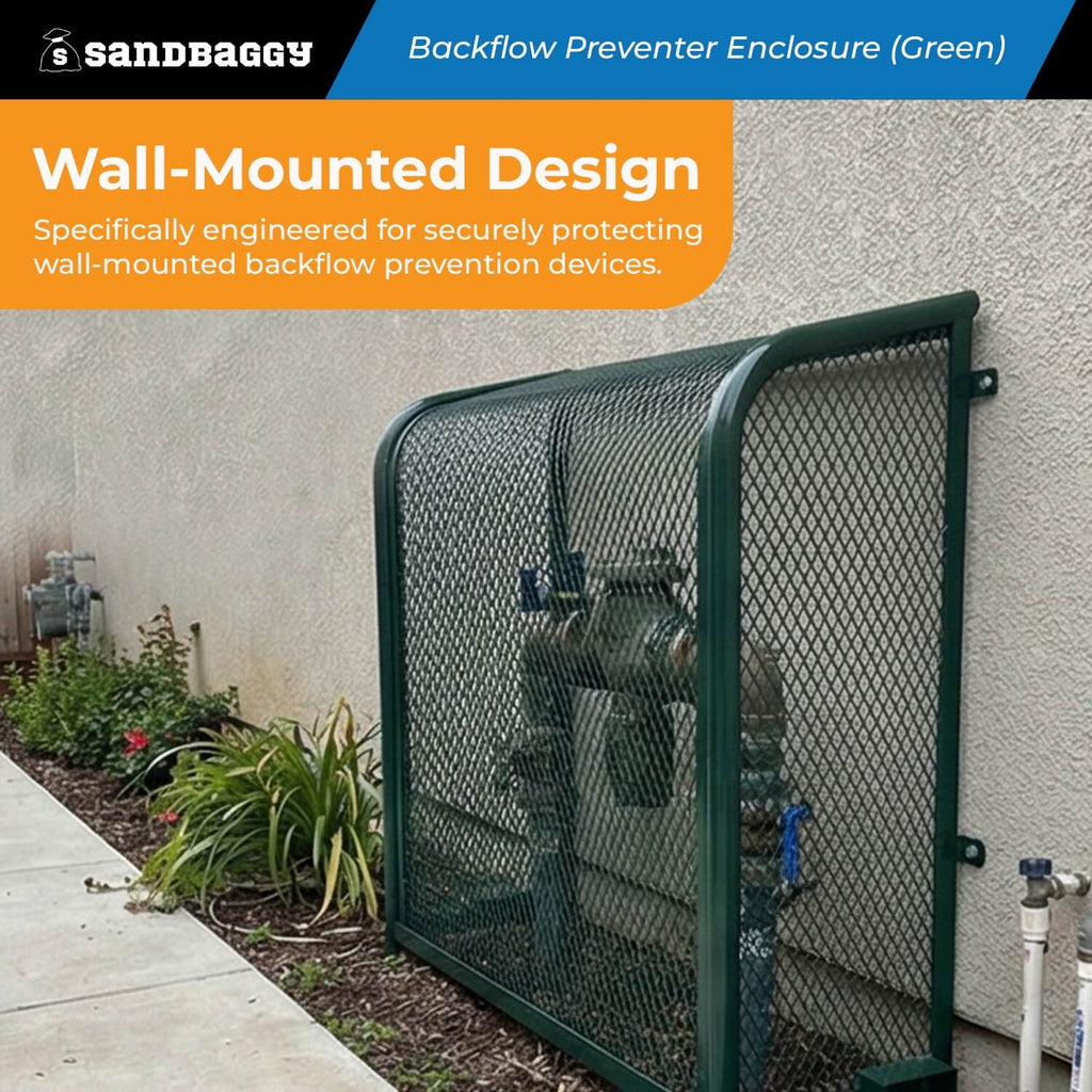 wall mounted backflow cage