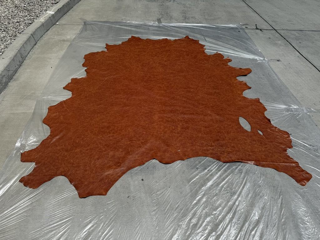 Italian Leather Hide – Made in Italy – Brown – Whole Hide