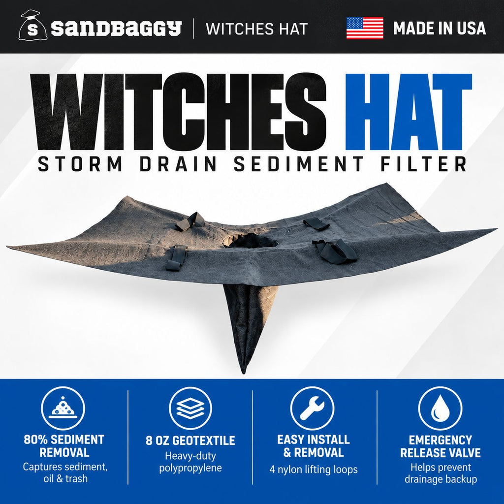 storm drain filter inserts - witches hat 