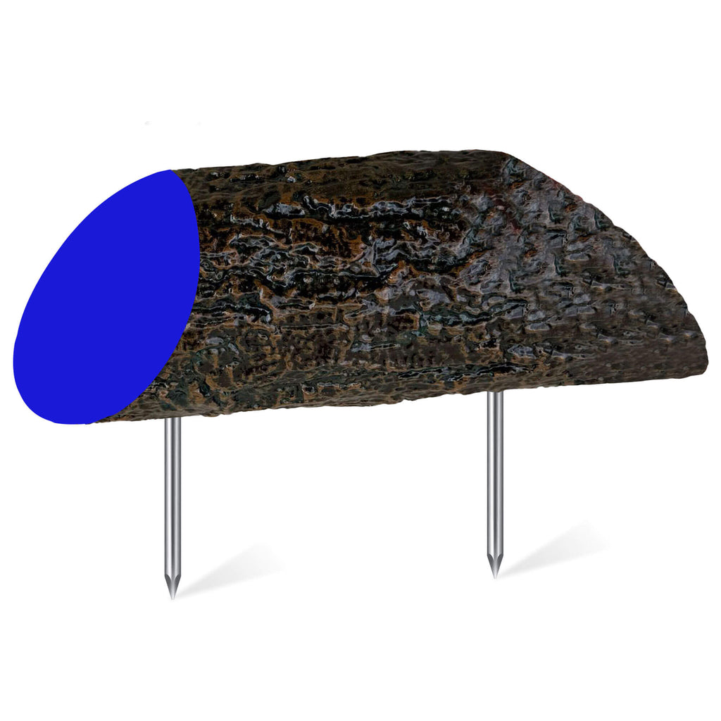 wood golf course tee box markers (Blue)