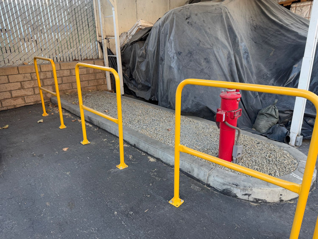 industrial safety railing